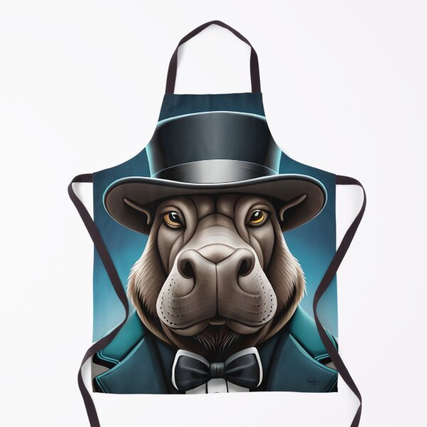 Item preview, Hipster Hippo Funny Gift for Animal Lover designed and sold by John Rohlf.