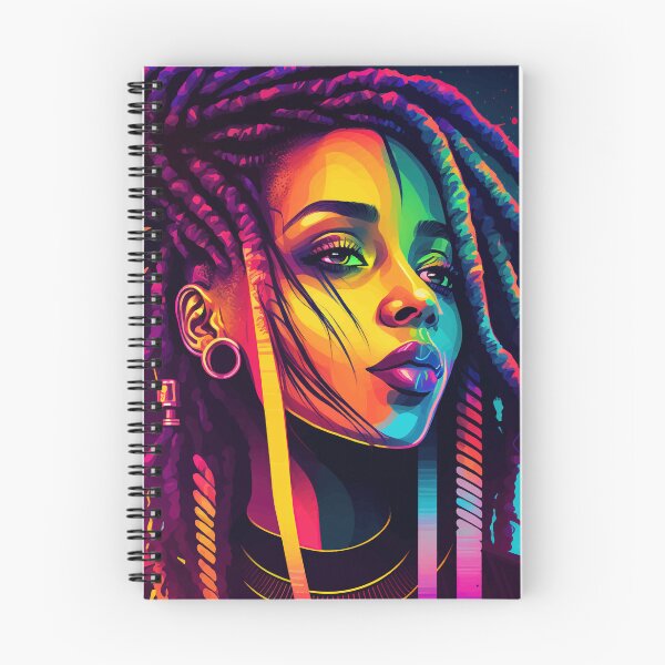 Item preview, Vibrant Hip-hop Colorful Locs, Dreadlock beauty artwork designed and sold by Niko Williams.