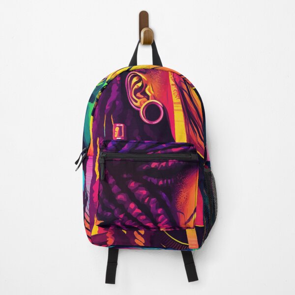 Item preview, Vibrant Hip-hop Colorful Locs, Dreadlock beauty artwork designed and sold by Niko Williams.