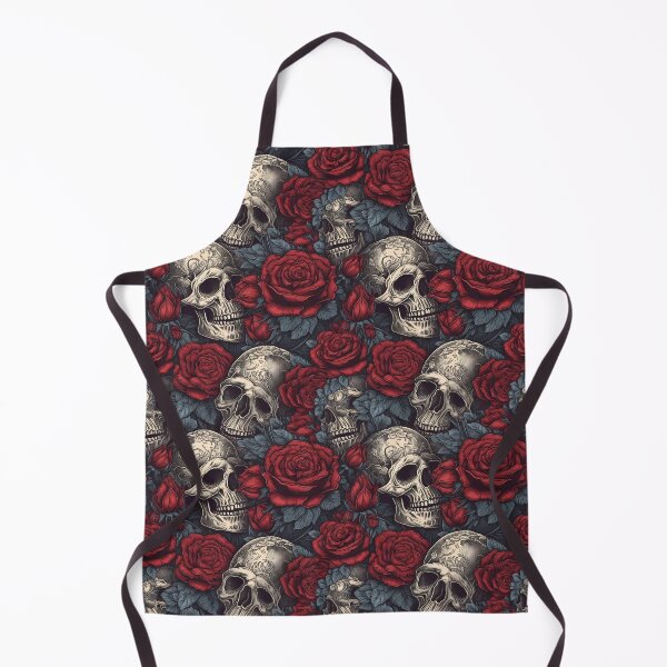 Item preview, Skulls and Red Roses designed and sold by Michele Bergh.