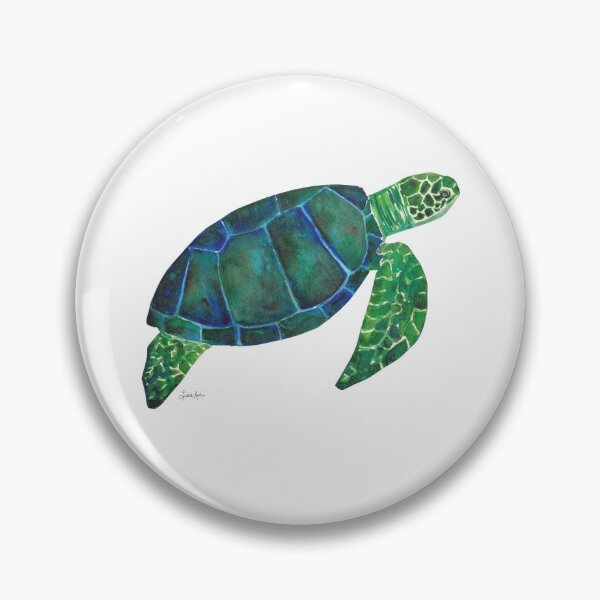 Item preview, Blue and Green Sea Turtle designed and sold by lexieaustinart.
