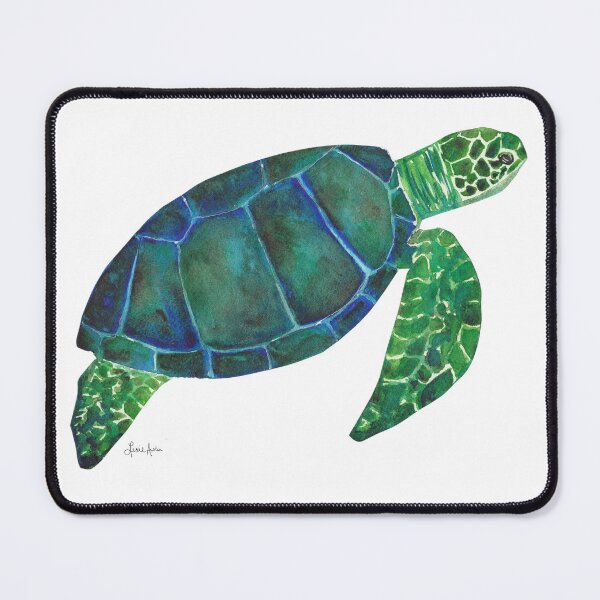 Item preview, Blue and Green Sea Turtle designed and sold by lexieaustinart.