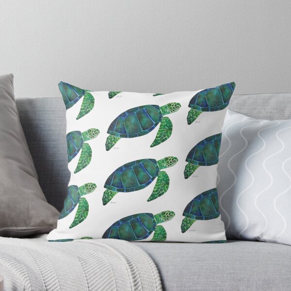 Item preview, Blue and Green Sea Turtle designed and sold by lexieaustinart.