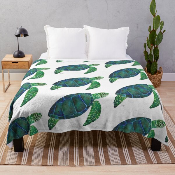 Item preview, Blue and Green Sea Turtle designed and sold by lexieaustinart.
