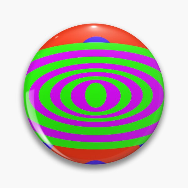Item preview, Green Elipse on Red  designed and sold by GEOMETRIC ART   .