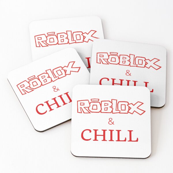 Item preview, Roblox and Chill Tag in Red Letters designed and sold by WhatTheTrendsDo.