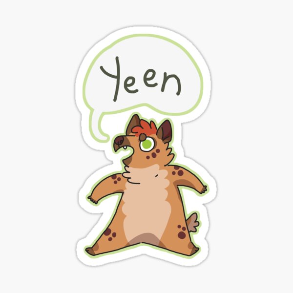 Yeen Hyena Sticker