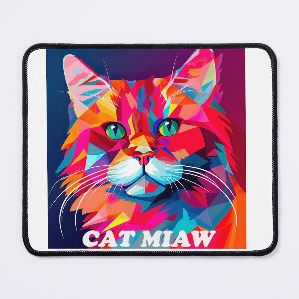 Item preview, Cat Miaw abstract designed and sold by Kingkachurro.
