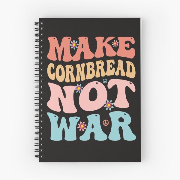 Item preview, Make Cornbread Not War Funny Groovy Peace Cooking Baking designed and sold by dbreeze10.