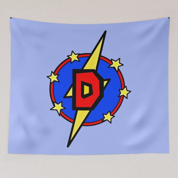 Item preview, Super Letter D - Superhero designed and sold by AMagicalJourney.