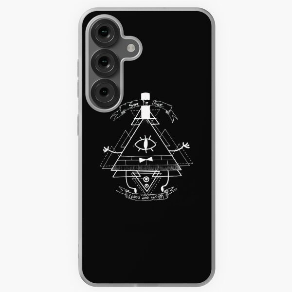 Vista previa del artículo con la obra «Bill Cipher (negro)», diseñado y vendido por Kwerschlaeger.
