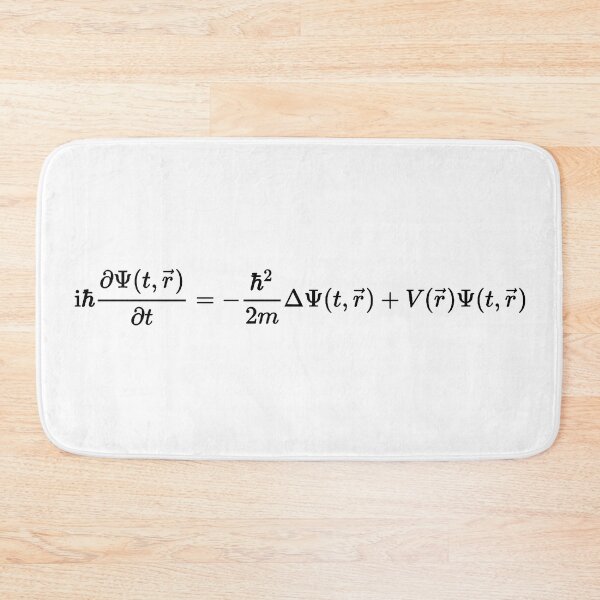 Item preview, Schrodinger equation, quantum physics basics designed and sold by NoetherSym.
