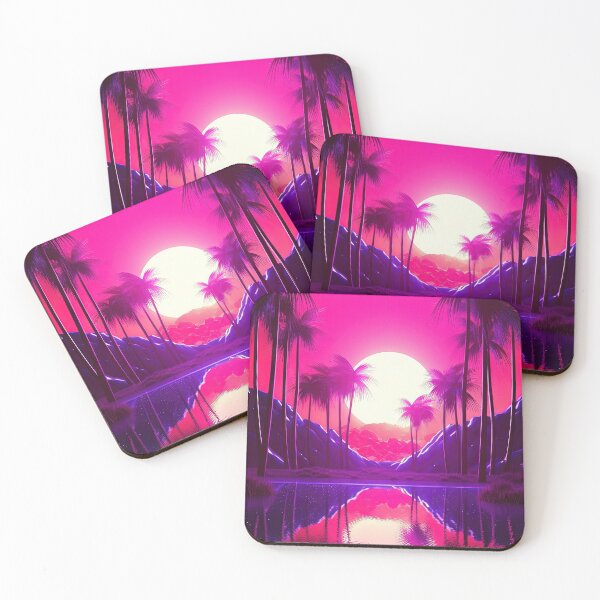 Item preview, The Synthwave Getaway: A Nighttime Paradise designed and sold by Mullet Monkey.