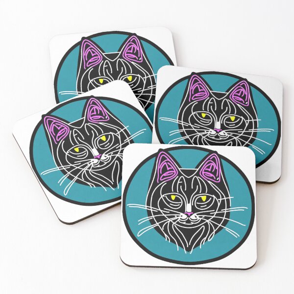 Item preview, Stylized cat emblem designed and sold by notavabird.