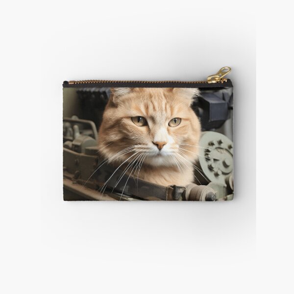 Item preview, Cat a tank commander designed and sold by JustinaLD.