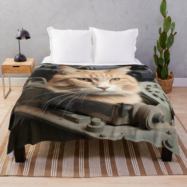 Item preview, Cat a tank commander designed and sold by JustinaLD.