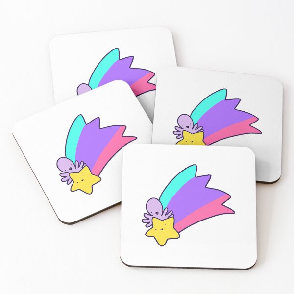 Item preview, Rainbow Shooting Star Octopus designed and sold by MadalineLangosh.