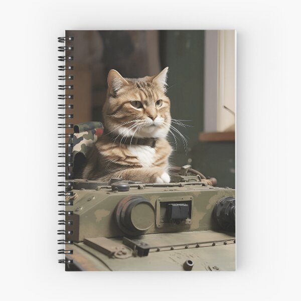 Item preview, Cat a Tank Commander designed and sold by JustinaLD.