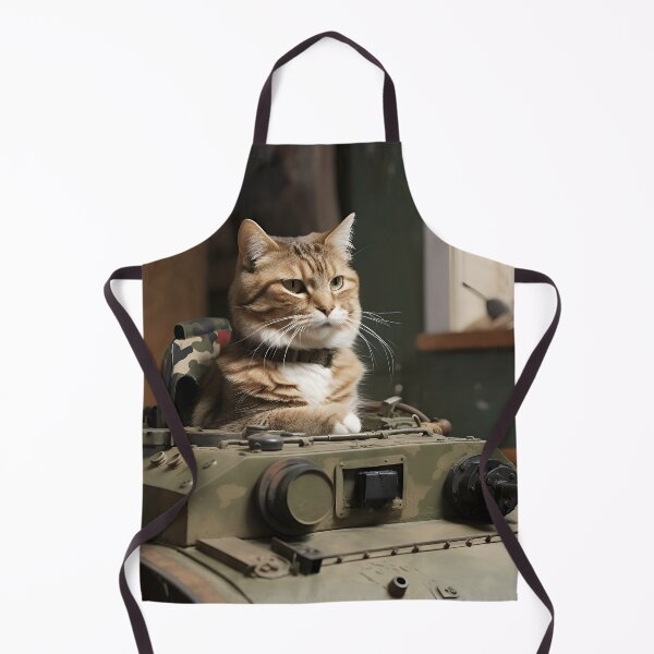Item preview, Cat a Tank Commander designed and sold by JustinaLD.