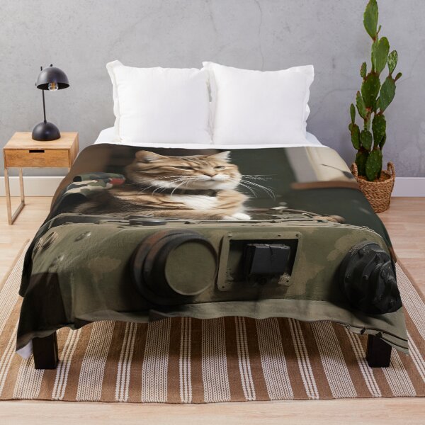 Item preview, Cat a Tank Commander designed and sold by JustinaLD.