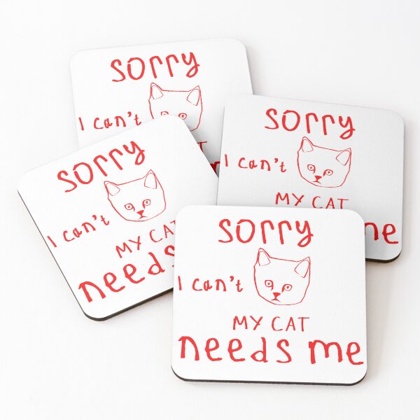 Item preview, Sorry i cant my cat needs me designed and sold by kinpirks.
