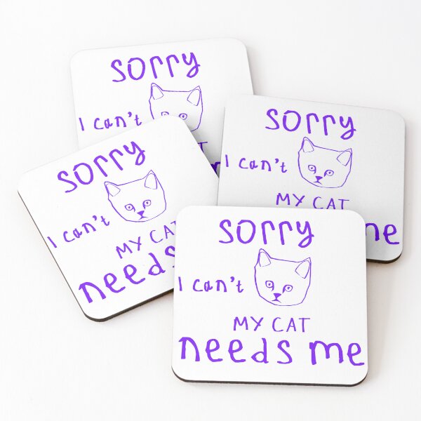 Item preview, Sorry i cant my cat needs me designed and sold by kinpirks.