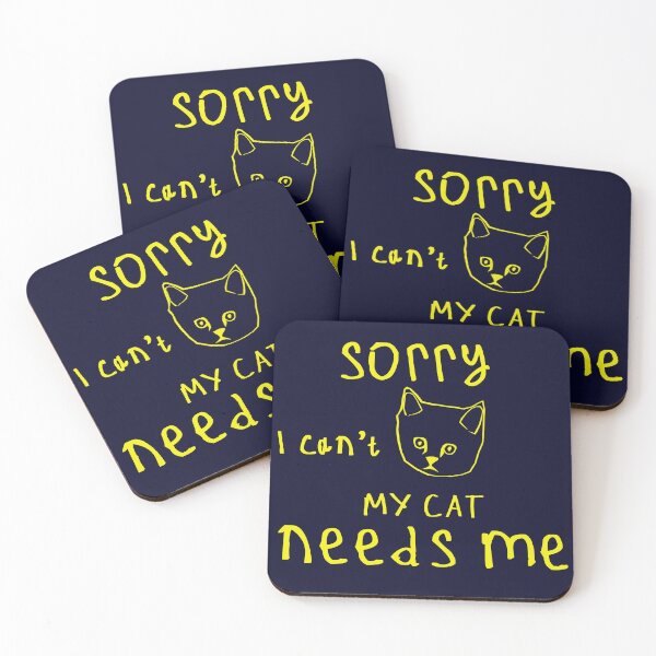 Item preview, Sorry i cant my cat needs me designed and sold by kinpirks.