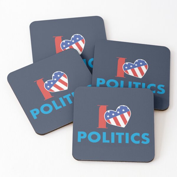Item preview, Funny I Love Politics Design  designed and sold by LittleLoveFinds.