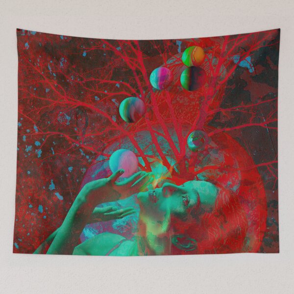 Item preview, "Celestial Event" Digital Collage Art designed and sold by Raven’s Wing Studio.
