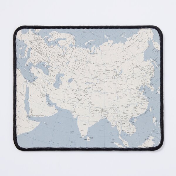 Item preview, Vintage Eurasia Continent Map (1975) Vintage Europe and Asia Atlas designed and sold by BravuraMedia.