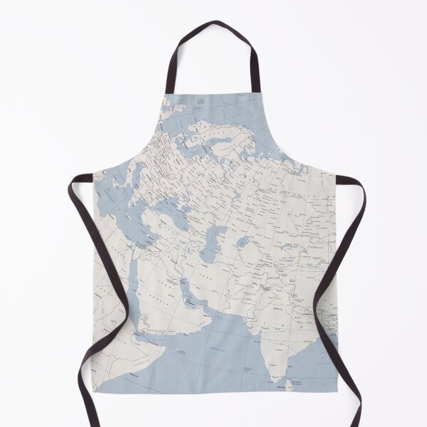 Item preview, Vintage Eurasia Continent Map (1975) Vintage Europe and Asia Atlas designed and sold by BravuraMedia.