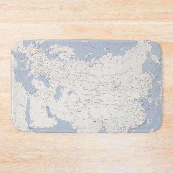 Item preview, Vintage Eurasia Continent Map (1975) Vintage Europe and Asia Atlas designed and sold by BravuraMedia.