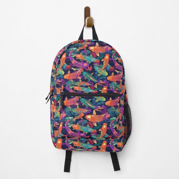 Item preview, Neon Bright Abstract Koi Fish Pattern designed and sold by neverworldian.