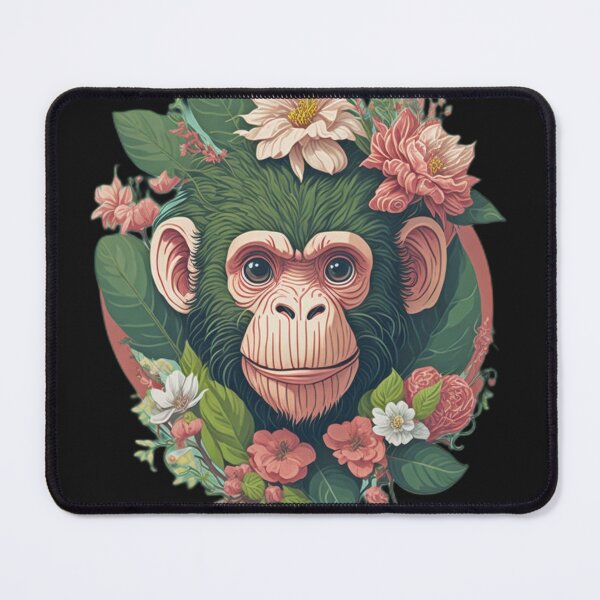 Item preview, Smiling Monkey , Flowers Splash designed and sold by PC-artist.