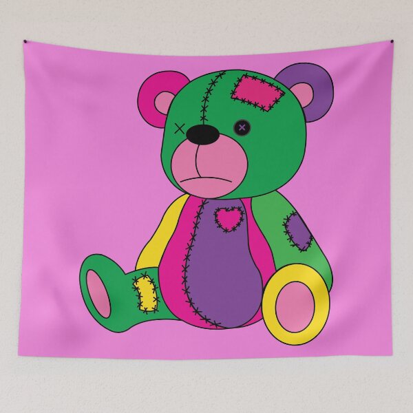 Item preview, Creepy Cute Teddy Bear designed and sold by ColorZoo.