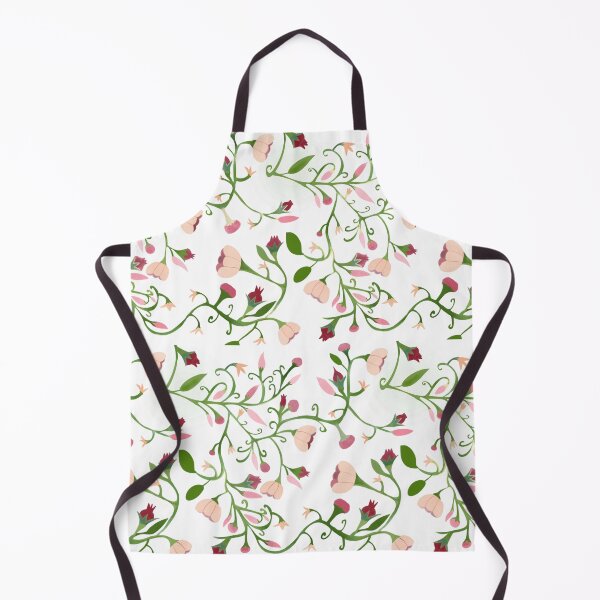 Item preview, Flowers and Vines pattern white designed and sold by paulabidiman.