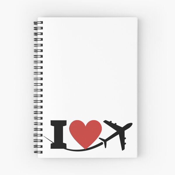 Item preview, I love flying I love aviation heart and aviation designed and sold by AviationArtists.