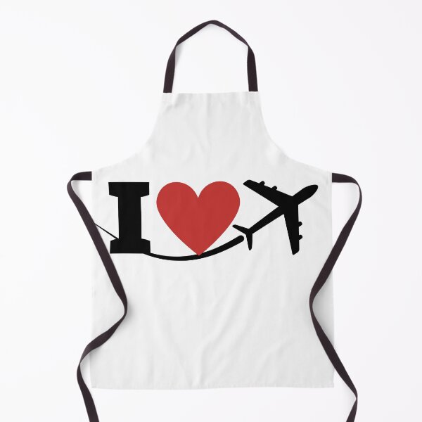 Item preview, I love flying I love aviation heart and aviation designed and sold by AviationArtists.
