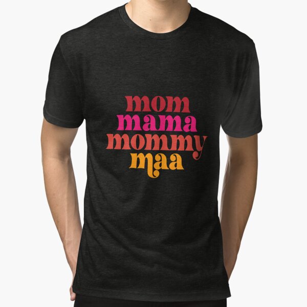 Power Mom (Mommy / Mama / Mother's Day / White)' Unisex Tri-Blend T-Shirt