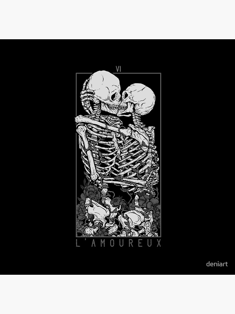 Thumbnail 2 of 2, Tote Bag, The Lovers designed and sold by deniart.