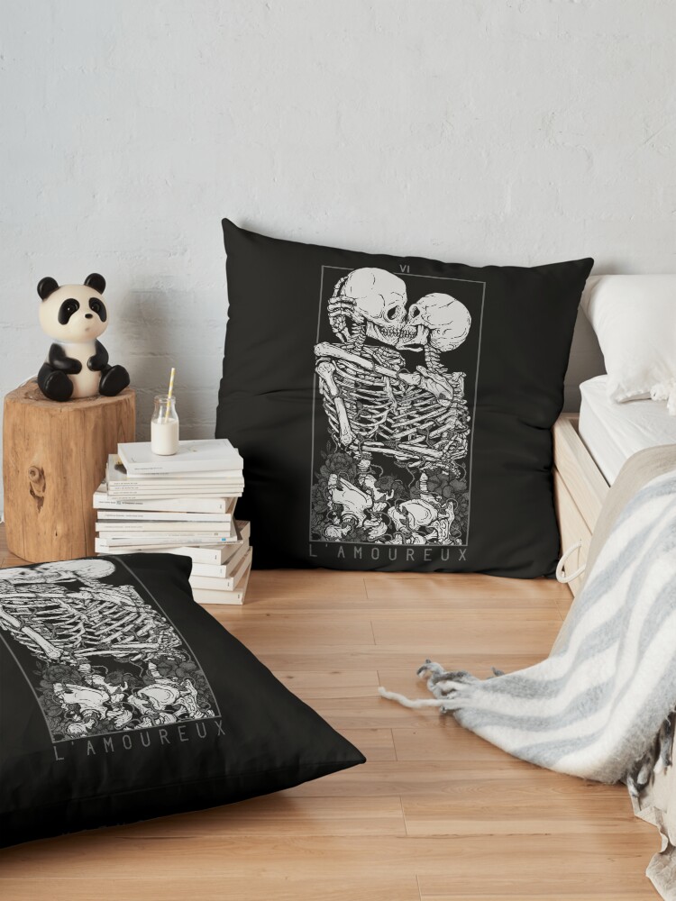 Alternate view of The Lovers Floor Pillow