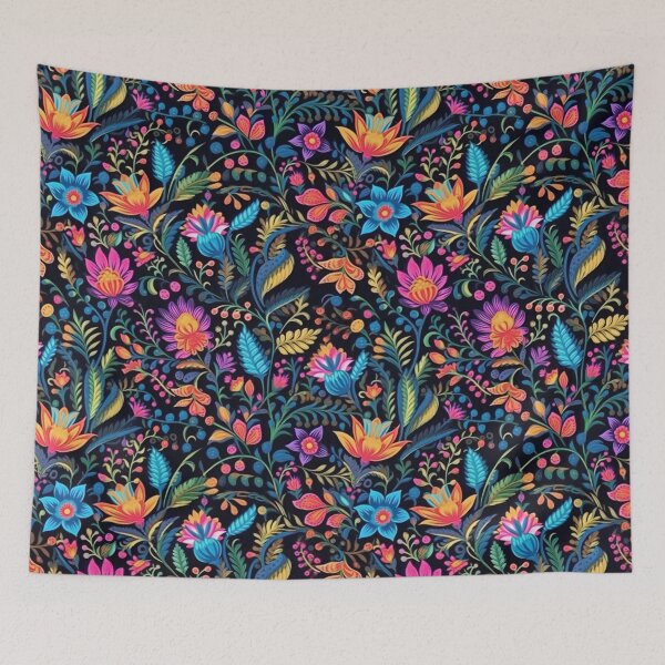 Item preview, Fiesta Floral Pattern 2 designed and sold by innerchildfun.