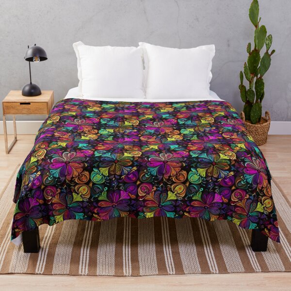 Item preview, Colorful Fractal Shape Pattern designed and sold by Hashola Designs.