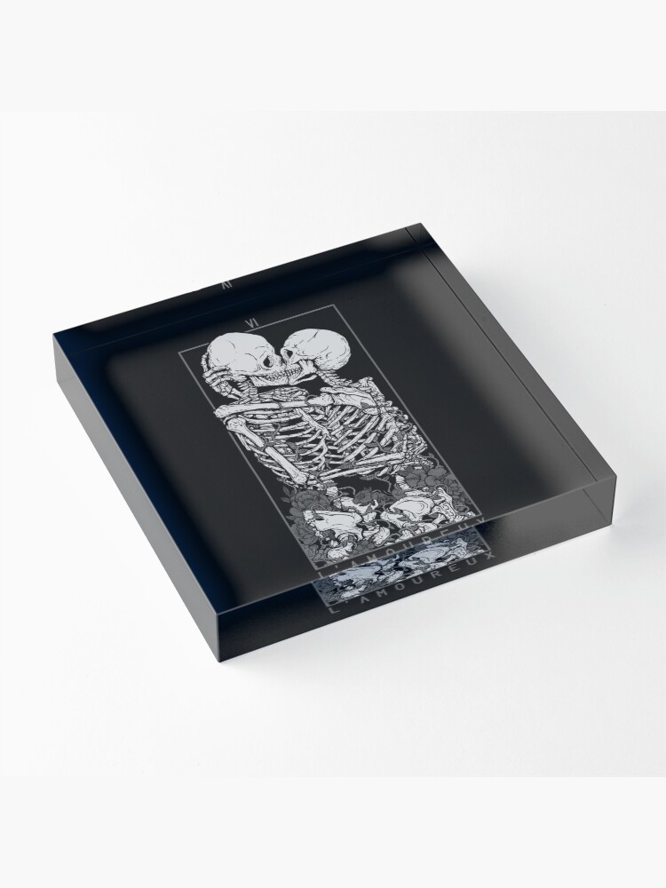 Thumbnail 3 of 5, Acrylic Block, The Lovers designed and sold by deniart.