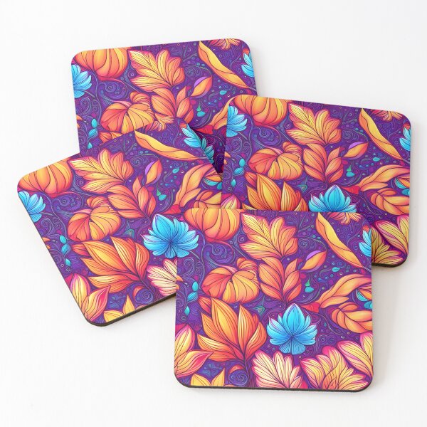Item preview, Vibrant Abstract Leaf and Foliage Pattern designed and sold by WitchyWare.