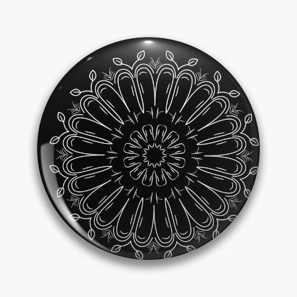 Item preview, Circular pattern in form of mandala with flower for decoration. Decorative ornament in ethnic oriental style. Outline doodle hand draw vector illustration. designed and sold by Minimalist Quotes and Sayings.