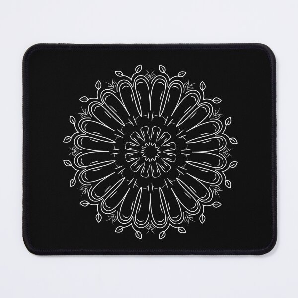 Item preview, Circular pattern in form of mandala with flower for decoration. Decorative ornament in ethnic oriental style. Outline doodle hand draw vector illustration. designed and sold by Minimalist Quotes and Sayings.