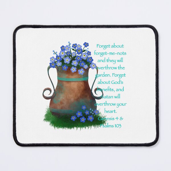 Item preview, Forget-me-nots & Satan designed and sold by DelightfulLight.
