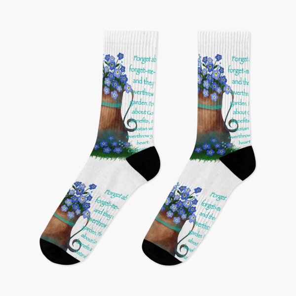 Item preview, Forget-me-nots & Satan designed and sold by DelightfulLight.