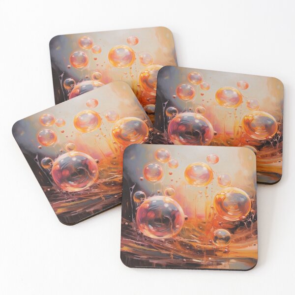 Item preview, Oil painting bubble print  designed and sold by kalindiStore.